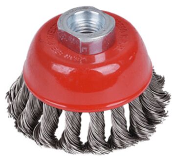 Tayrex Çanak Fırça 75mm M14 Burgulu.