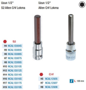 NT Tools 1/2'' Allen Uzun Lokmalar(Ölçü Seçeneklerine Bakınız)
