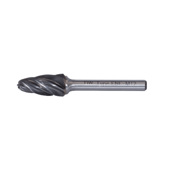 DW Carbide Demir Dışı Malzemeler İçin F Tipi Kavisli Silindir - Karbür Kalıpçı Frezeleri(Ölçü Seçeneklerine Bakınız)