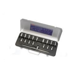 İzeltaş 1113006017 1/2'' Lokmalı Allen ve Star (Torx®) Uç Takımı 17 Parça