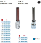 NT Tools 1/2'' Allen Uzun Lokmalar (Ölçü Seçeneklerine Bakınız)