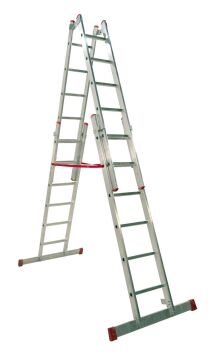 Cömert A Tipi Çift Sürgülü Merdiven 2.5 mt