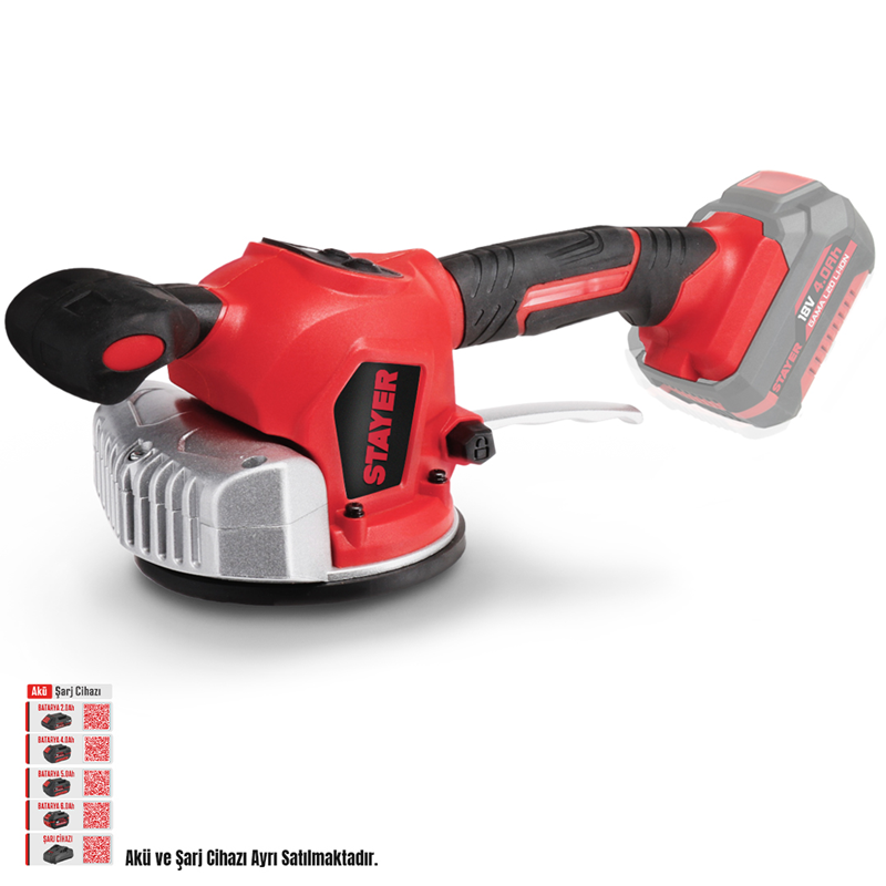 Stayer TVL20 Akülü Fayans Titreşim Makinesi Li-ion 18V (Aküsüz Solo Makina)