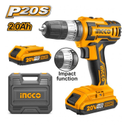 ingco CIDLI200215 Li-ion Akülü Darbeli Matkap 10 MM 20V 2.0Ah
