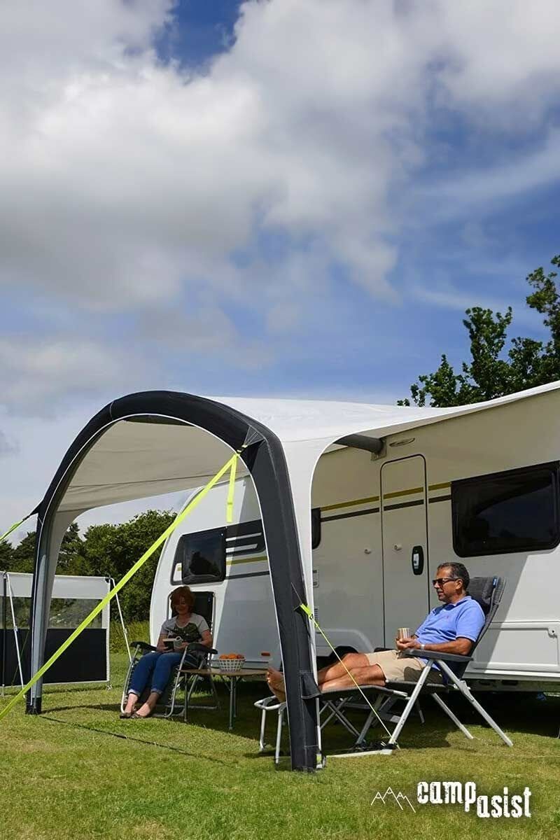 Campasist 3 Mtr Yeni Model Havalı Karavan Tentesi AIR-300 - Açık Airtent (Yan ve Ön Perdeler Hariç)