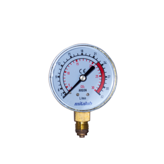 Mitalub MIMA6332MB 63 mm. 32 Lt/dk Argon Saati Alttan Manometre