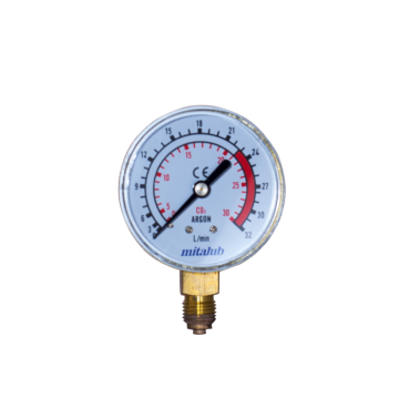Mitalub MIMA6332MB 63 mm. 32 Lt/dk Argon Saati Alttan Manometre