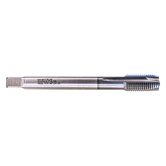 Werka DIN374/B HSSE-TiCN %5 Co </br> Yüksek Performans Düz Makine Kılavuzu(Ölçü Seçeneklerine Bakınız)