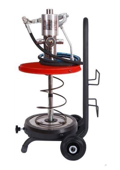 CKM Havalı Gres Pompa Teneke Tipi Taşıma Arabalı A162 - 16 kg