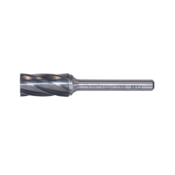DW Carbide Demir Dışı Malzemeler İçin A Tipi Silindirik Düz - Karbür Kalıpçı Frezeleri(Ölçü Seçeneklerine Bakınız) 10.0 x 6mm
