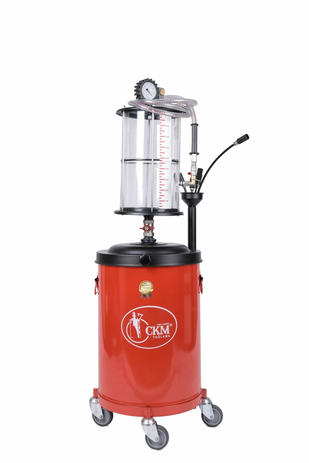 CKM K107 Karterden Yağ Çekme 30+11 LT Fanuslu (Hunisiz)