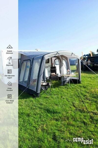 Campasist Air 350K1 Çift Bölmeli Havalı Karavan Tentesi