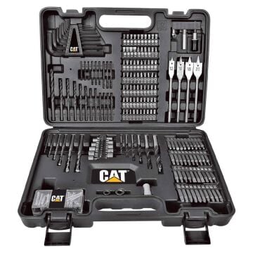 CAT DXK201 18Volt/2.0Ah Li-ion Çift Akülü Kömürsüz Profesyonel Şarjlı Darbeli Matkap + DX7030 + DA01903 Kombo Set
