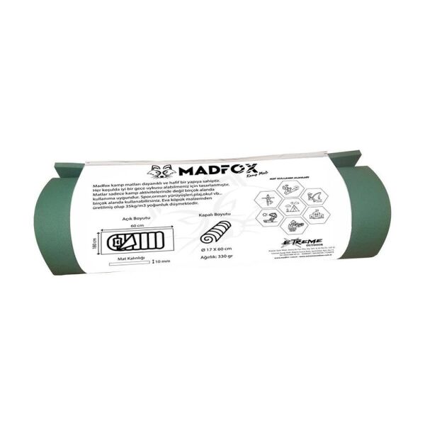 Madfox Nomad Foam 180x60 cm 10 mm Kamp Matı