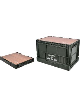 XOBBOX XF90AG Folding Storage Box Katlanır Saklama Kutusu Haki 90 LT
