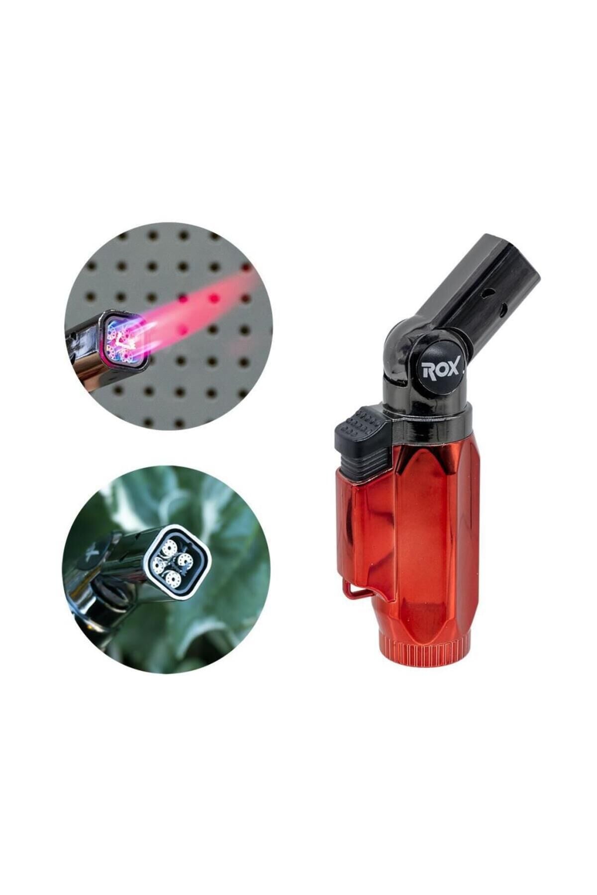 Rox Dört Alev Çıkışlı Mini Torch Pürmüz 153BS106