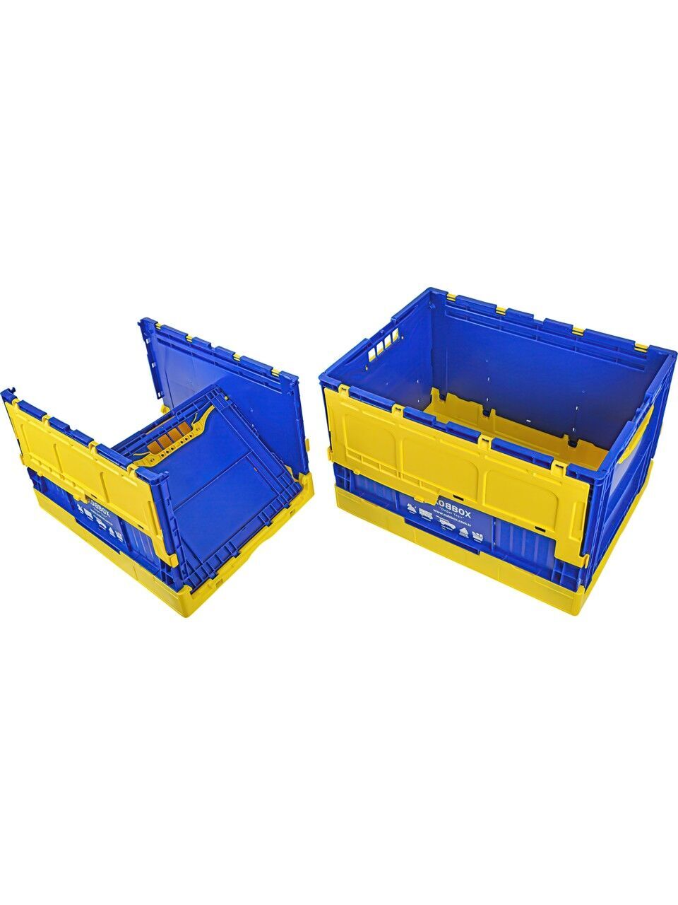 XOBBOX XF90NY Folding Storage Box Katlanır Saklama Kutusu Fan Colors Taraftar Renkler Sarı Lacivert  90 LT