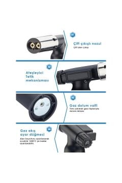 Rox İki Çıkışlı Torch Pürmüz 153BS850