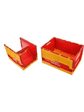 XOBBOX XF90RY Folding Storage Box Katlanır Saklama Kutusu Fan Colors Taraftar Renkler Sarı Kırmızı 90 LT