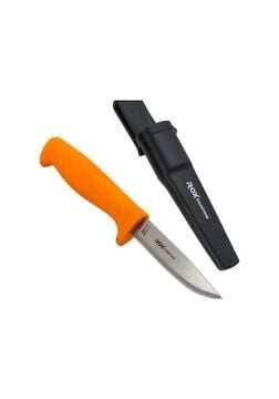 Rox Camping 0320 Bushcraft Eco Paslanmaz Çelik Kamp Bıçağı (Turuncu)