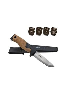 Rox Camping Bushcraft Plus Paslan Çelik Kamp Bıçak Siyah