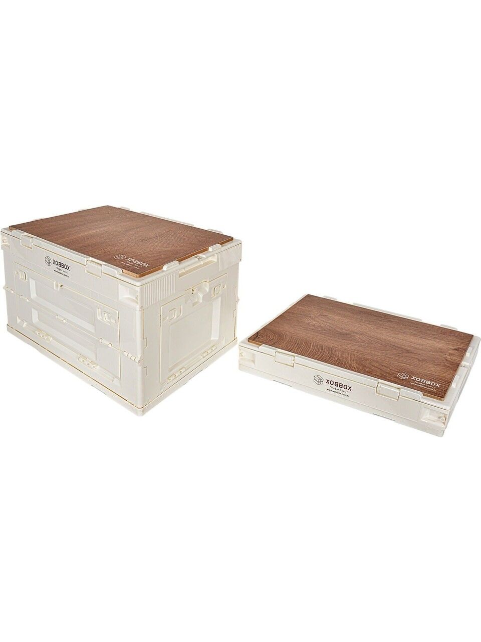 XOBBOX XF50W Katlanır Saklama Kutusu Folding Storage Box 50 LT Kampta Karavanda Araç Bagajında Marinada Deniz Araçlarında Piknikte Plajda Avcılıkta Balıkta Off-Road Maceralarında