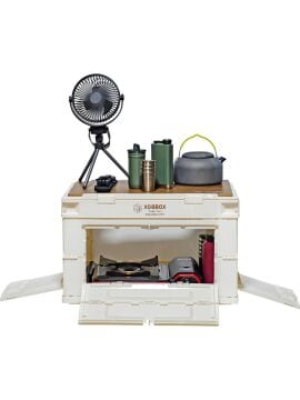 XOBBOX XF50W Katlanır Saklama Kutusu Folding Storage Box 50 LT Kampta Karavanda Araç Bagajında Marinada Deniz Araçlarında Piknikte Plajda Avcılıkta Balıkta Off-Road Maceralarında