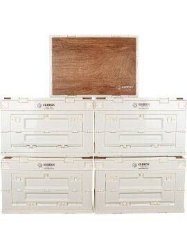 XOBBOX XF50W Katlanır Saklama Kutusu Folding Storage Box 50 LT Kampta Karavanda Araç Bagajında Marinada Deniz Araçlarında Piknikte Plajda Avcılıkta Balıkta Off-Road Maceralarında