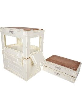 XOBBOX XF50W Katlanır Saklama Kutusu Folding Storage Box 50 LT Kampta Karavanda Araç Bagajında Marinada Deniz Araçlarında Piknikte Plajda Avcılıkta Balıkta Off-Road Maceralarında