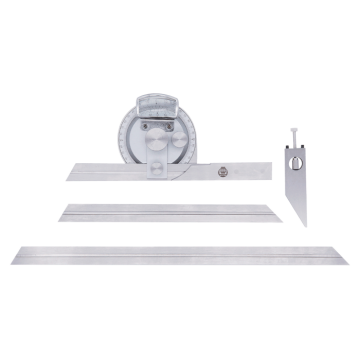 Werka W242-0504 Büyüteçli Üniversal Açı Ölçer 360°x5'