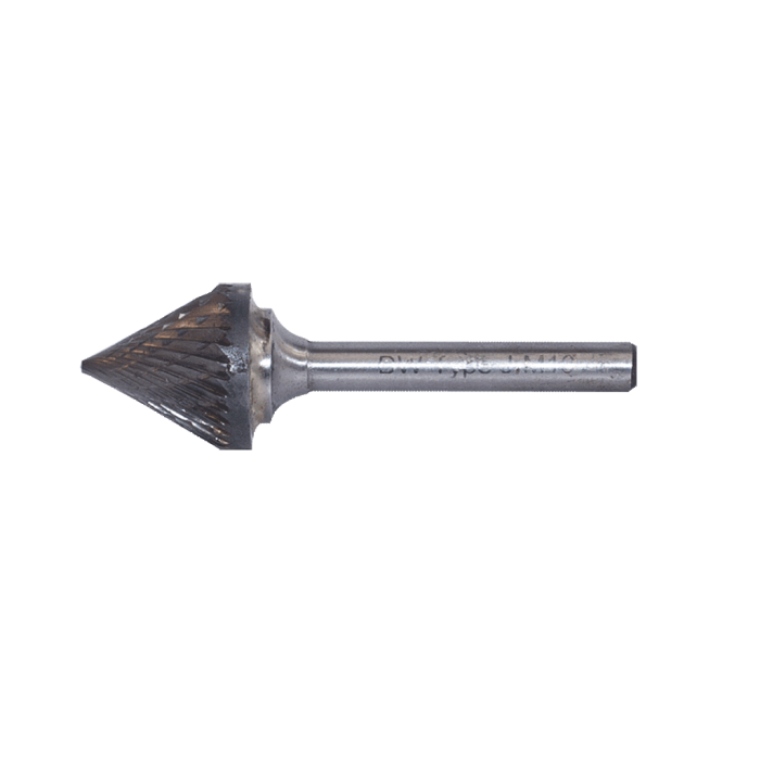 DW Carbide J Tipi 60° Konik - Karbür Kalıpçı Frezeleri(Ölçü Seçeneklerine Bakınız) 8.0 x 6mm
