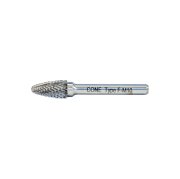 Cone F Tipi Kavisli Silindir - Karbür Kalıpçı Frezeleri (Ölçü Seçeneklerine Bakınız)