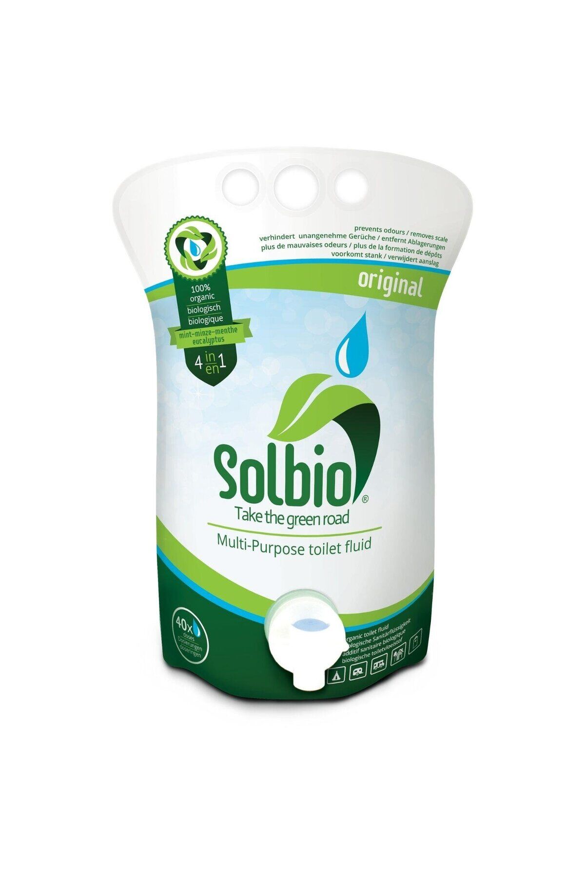 Solbio Xl 1.6l 40 Doz - 120 Günlük Karavan Ve Tekne Tuvalet Sıvısı Atık Parçalayıcı %100 Organik