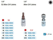 NT Tools 1/4'' Allen Lokmalar(Ölçü Seçeneklerine Bakınız)
