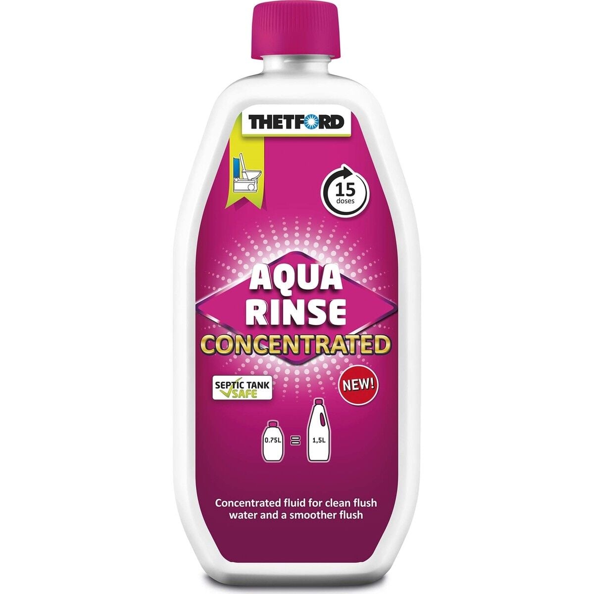Thetford Aqua Rinse Plus 750 ml Konsantre Temiz Su Tankı Kimyasalı