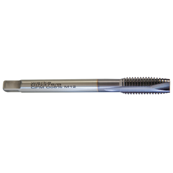 Werka DIN371/B -376/B HSSE-TiCN Kuru Kesim Düz Makine Kilavuzu - Metrik (Ölçü Seçeneklerine Bakınız) M4 x 0.7