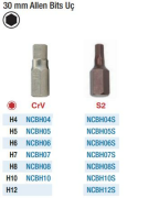 NT Tools Allen Uçlu Bits Uçlar (Ölçü Seçeneklerine Bakınız)