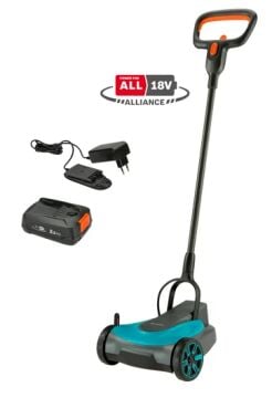 Gardena 14620-20 Akülü Çim Biçme Makinesi HandyMover 22/18V P4A Kullanıma Hazır Set