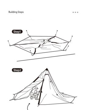 Naturehike Moğol Glamping 4 Kişilik Piramid Çadır