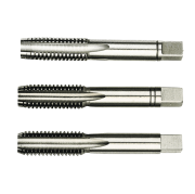 Maier DIN 351 3 Parçalı Takım - Whitworth - HSS El Kılavuzları  (Ölçü Seçeneklerine Bakınız) BSW 5/8'' x 11
