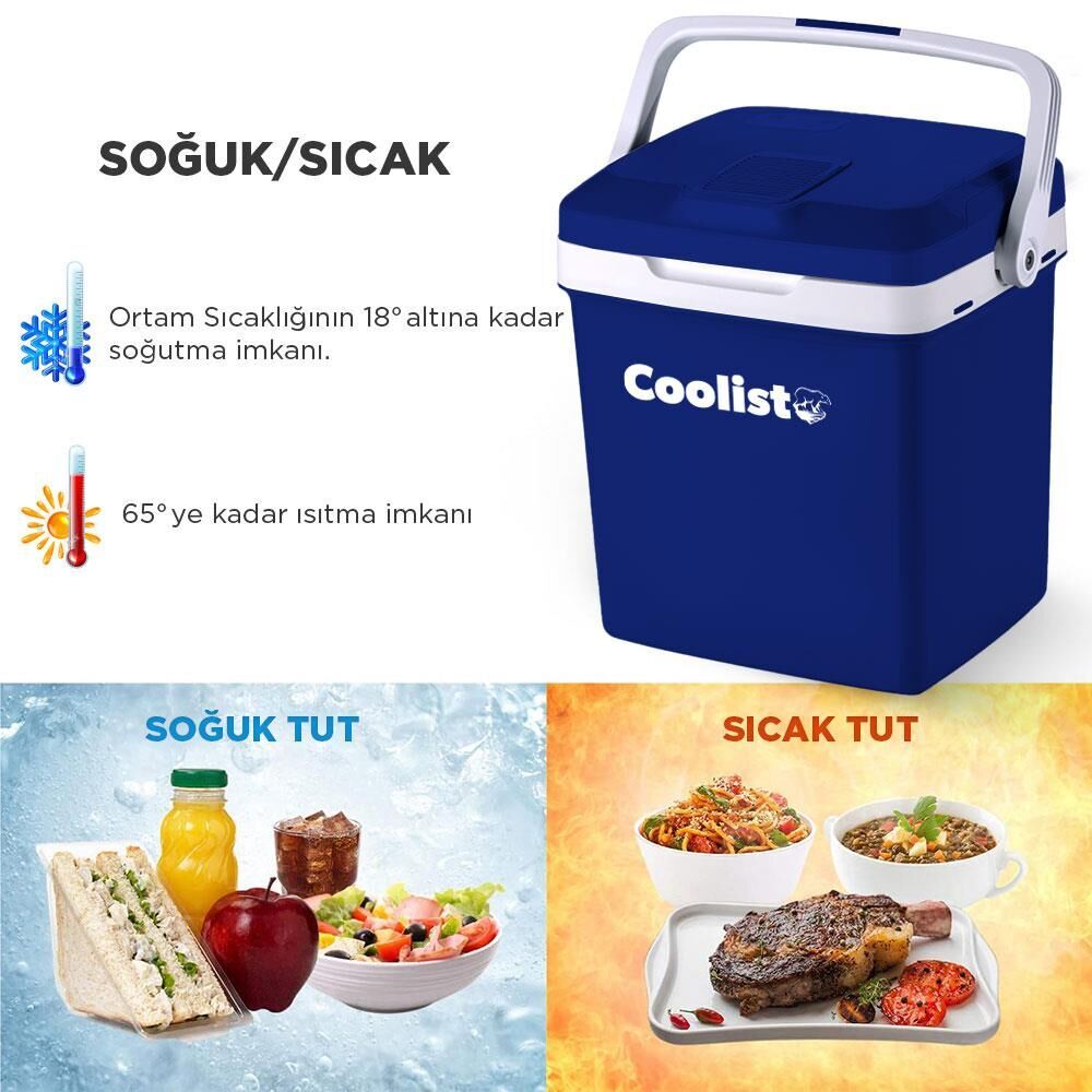 Coolist CLT26 26 Litre AC/DC Sıcak Soğuk Oto Buzdolabı