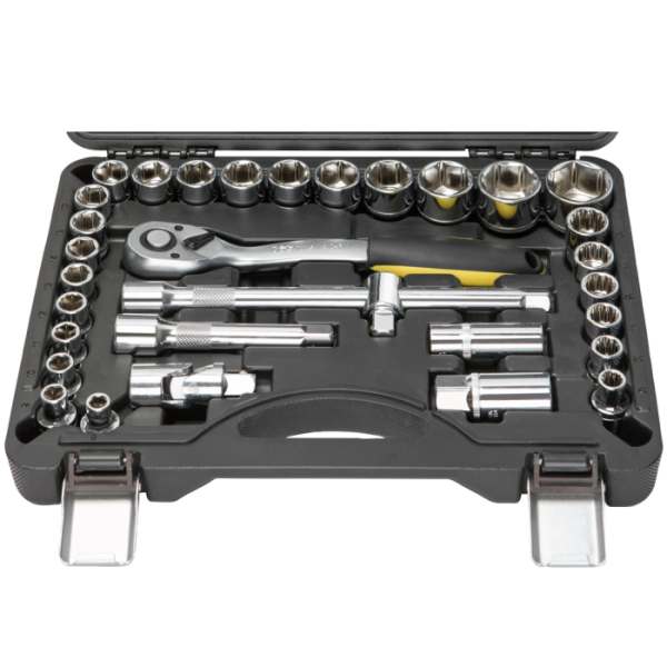 NT Tools  NCSET32 32 Parça 1/2'' Altı ve 12 Köşe CR-V Lokma Seti