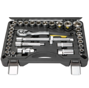 NT Tools  NCSET32 32 Parça 1/2'' Altı ve 12 Köşe CR-V Lokma Seti