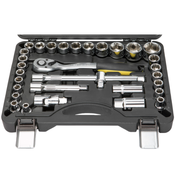 NT Tools  NCSET32 32 Parça 1/2'' Altı ve 12 Köşe CR-V Lokma Seti