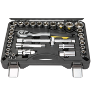 NT Tools  NCSET32 32 Parça 1/2'' Altı ve 12 Köşe CR-V Lokma Seti