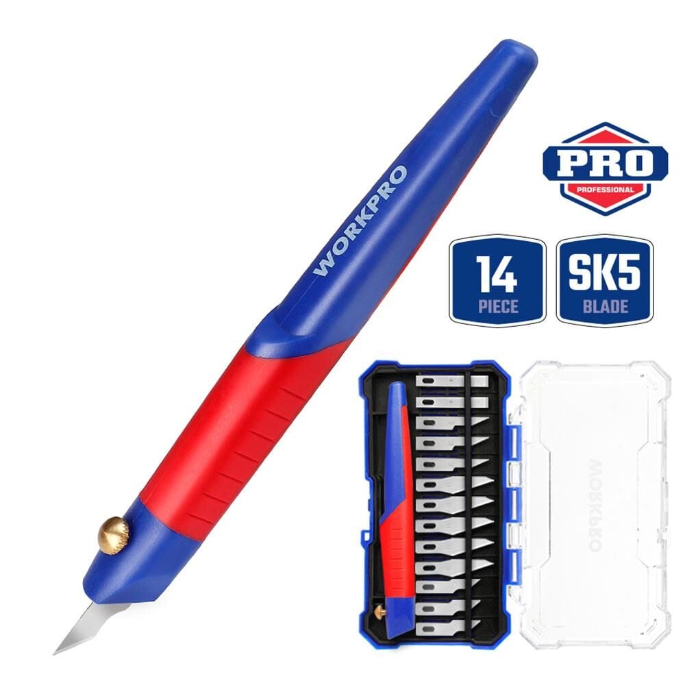 Workpro WORKPRO WP219005 14 Parça Profesyonel Hobi Maket Bıçağı Seti En Ucuz Fiyatları ve Özellikleri