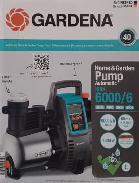 Gardena 01760-20 Otomatik Ev ve Bahçe Pompası 6000/6 LCD inox