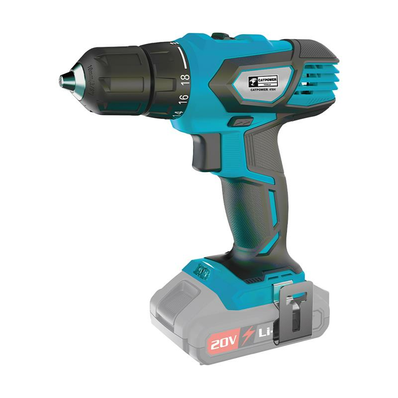 Catpower CAT4104 Akülü Vidalama Li-ion 10 mm 20V 2.0 Ah (Aküsüz Solo Makina)