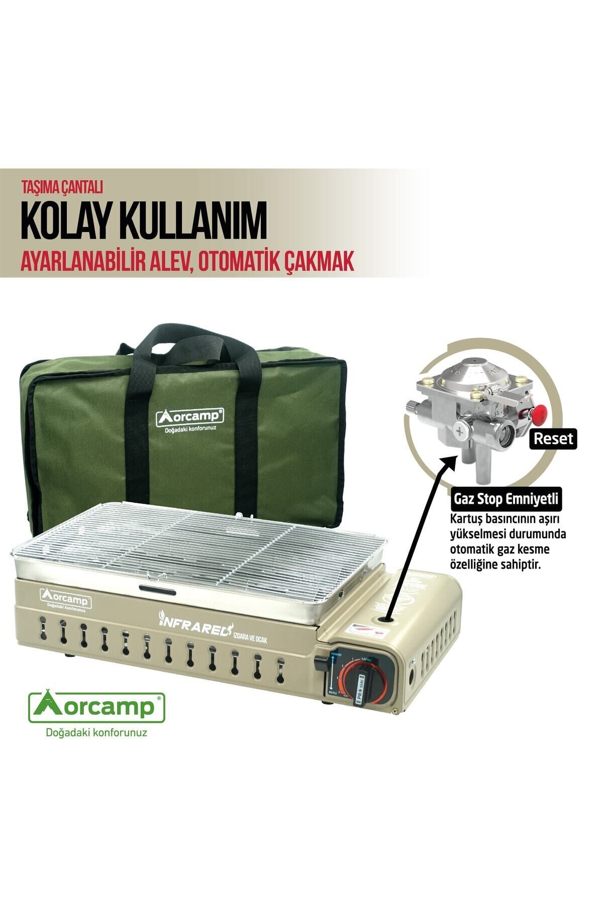 Orcamp CK-507 Dumansız Izgara Kamp Ocağı