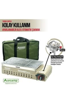 Orcamp CK-507 Dumansız Izgara Kamp Ocağı